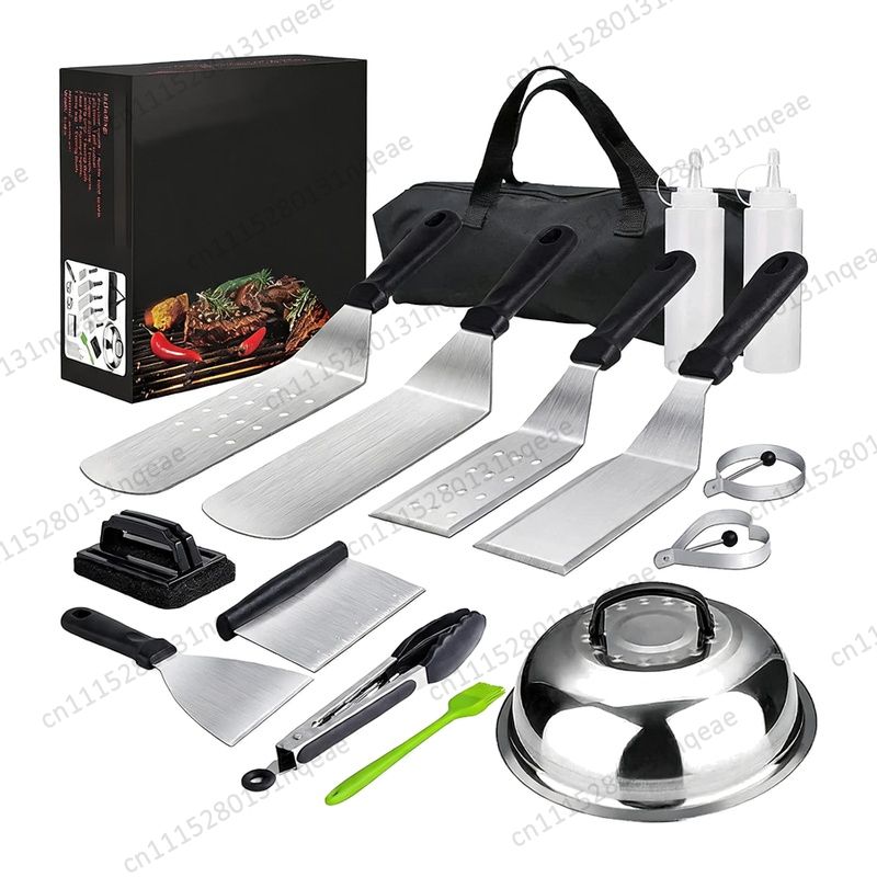 Camping Cooking Flat Top - Flat-top Grilling Tray Accessory Kit, Outdoor