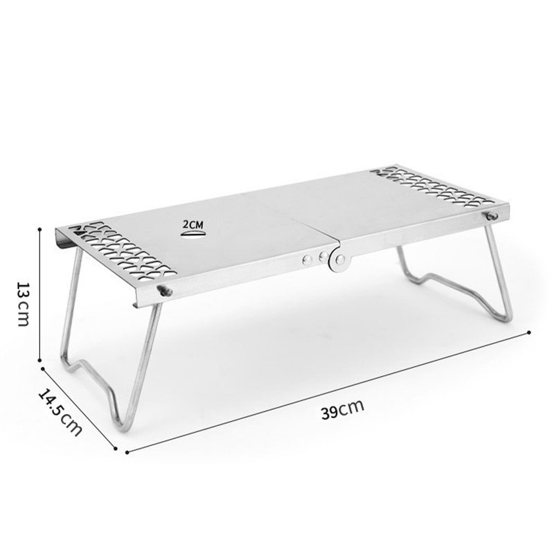 Stainless Steel Folding Campin - Camping Cooking Table ulasan dan harga