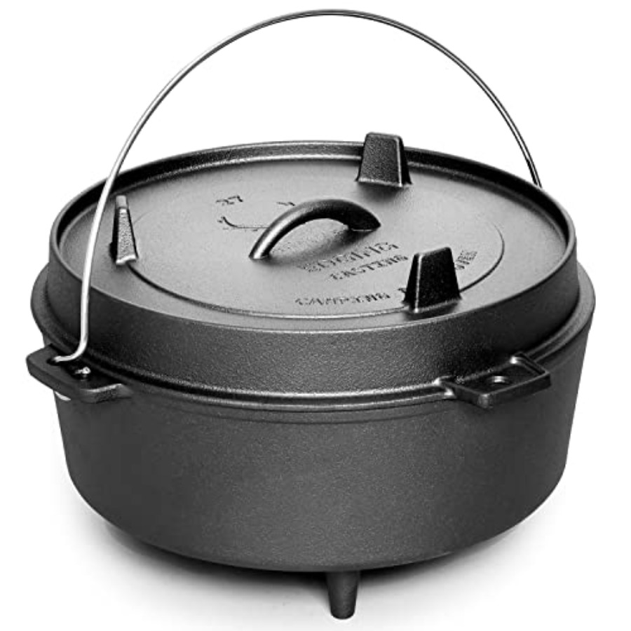 Pre-Seasoned Cast Iron Dutch O - Camp Dutch Oven Cast ulasan dan harga
