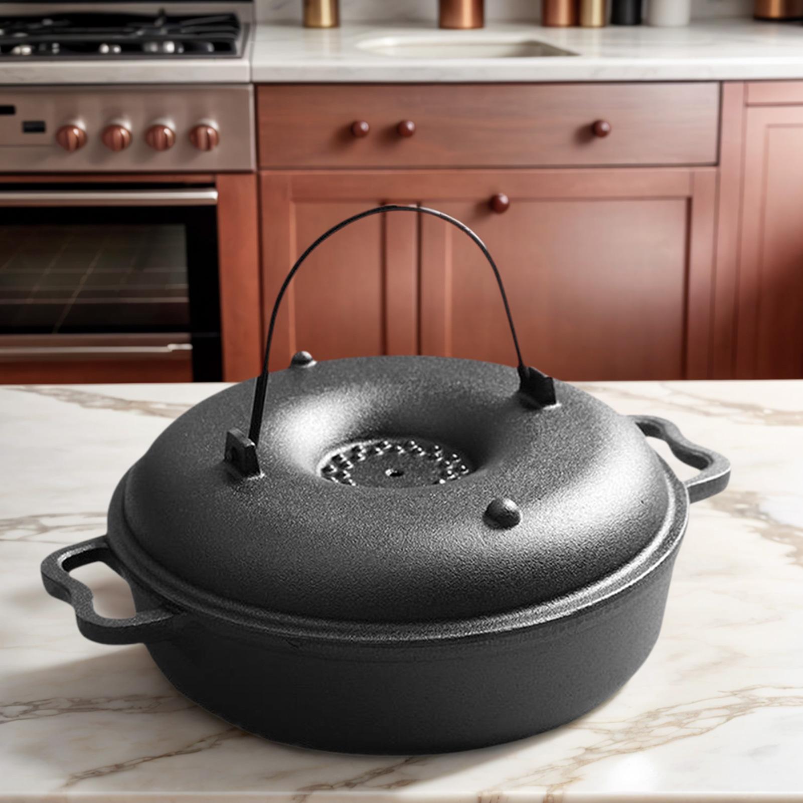 Cast Iron Cauldron For Cooking - Camp Dutch Oven Cast ulasan dan harga