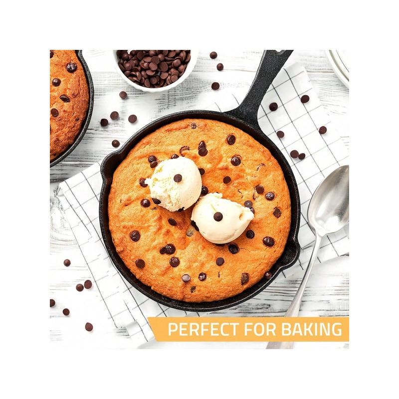 Black 3/4/5PCS Cast Iron Skill - Quality Camping Cooking Set ulasan dan harga