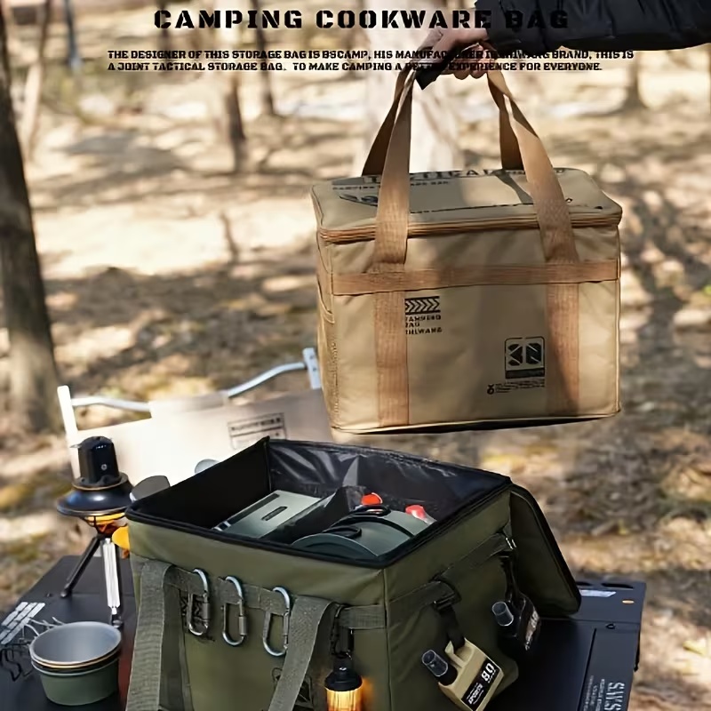 Heavy-Duty Large Capacity Camp - Camping Cooking Organizer ulasan dan harga