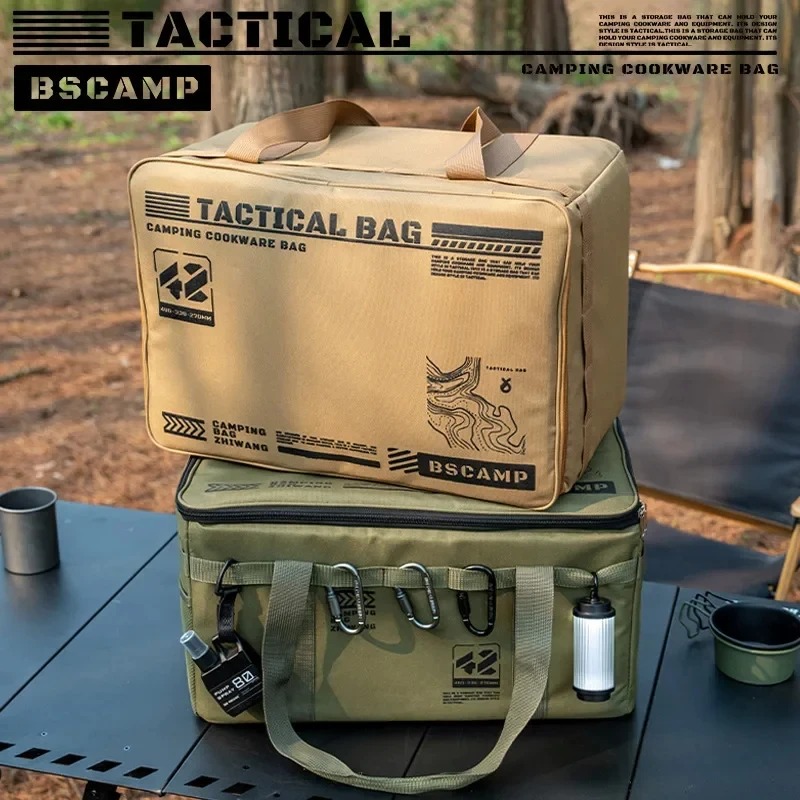 30L/42L/56L Large Capacity Fol - Camping Cooking Organizer ulasan dan harga