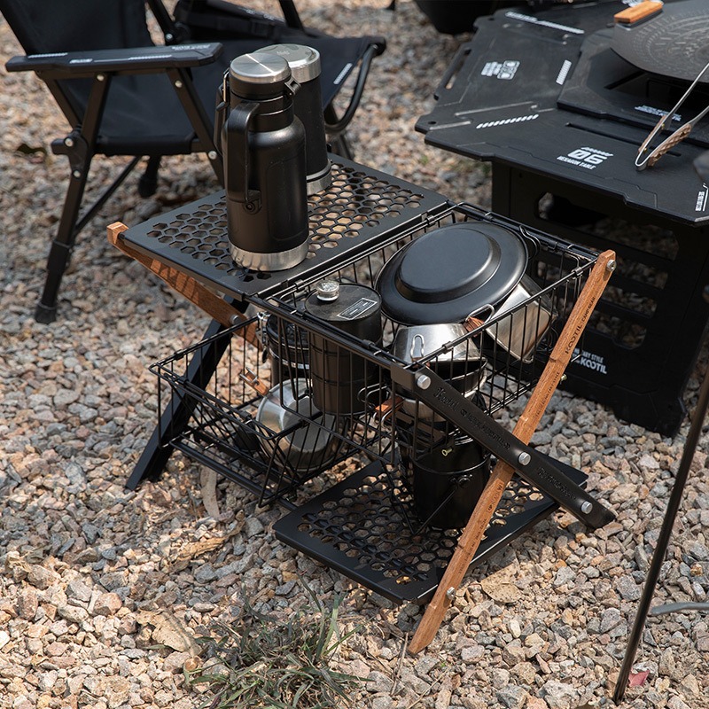 Portable Folding Camping Table - Camping Cooking Organizer ulasan dan harga
