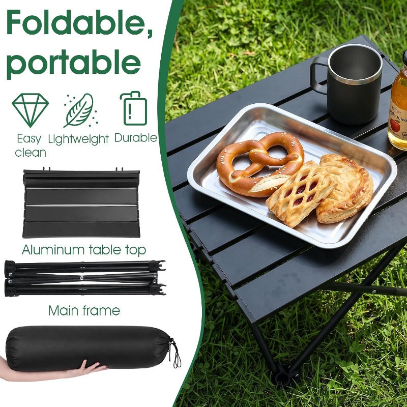 Portable Folding Camping Table - Camping Hiking Cooking ulasan dan harga