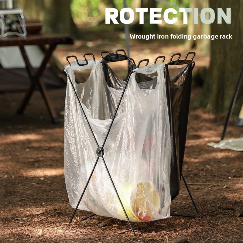 Portable Folding Garbage Bag H - Camping Cooking Organizer ulasan dan harga