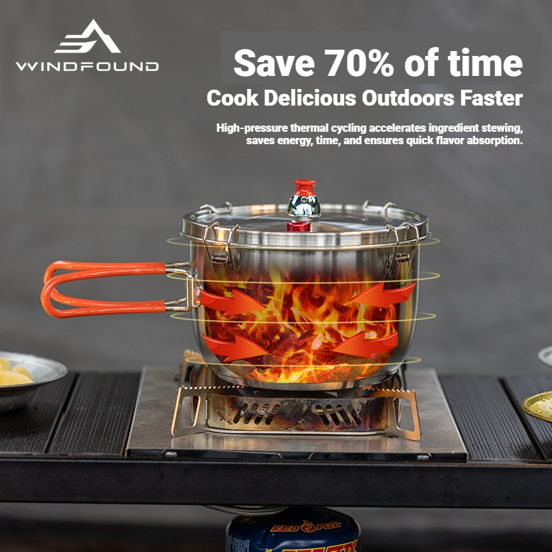 Outdoor Stainless Steel Pressu - Camping Hiking Cooking ulasan dan harga