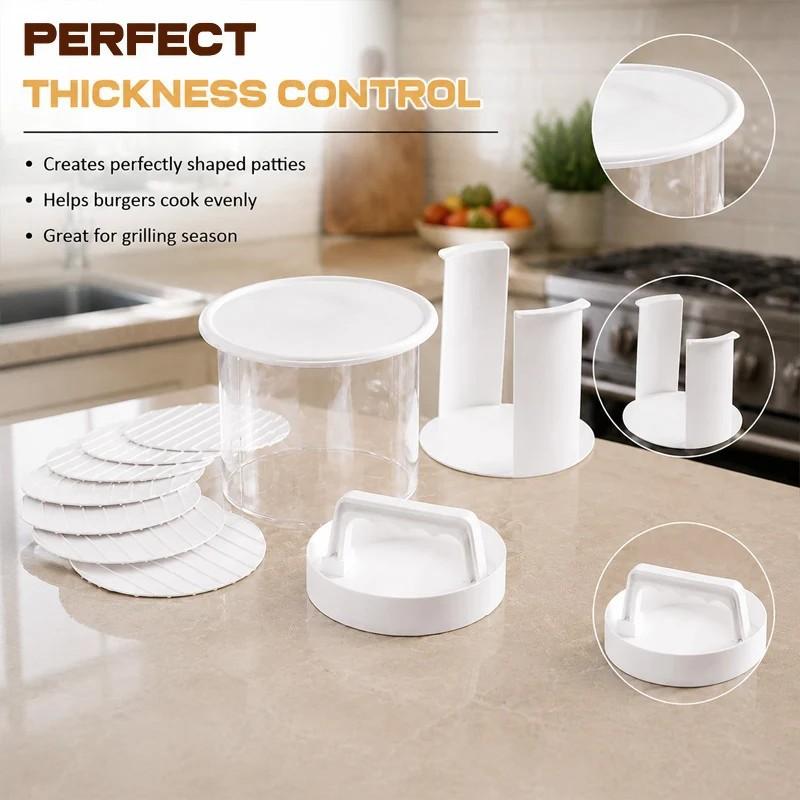 Burger Patty Maker Multi Layer - Camping Cooking Container ulasan dan harga